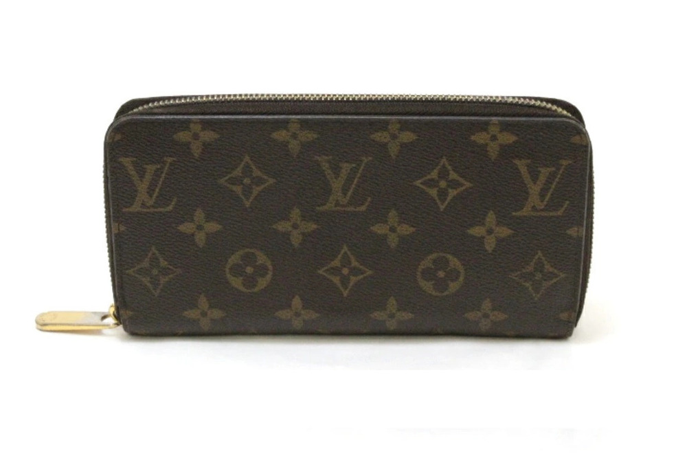 LOUIS VUITTON Zippy Wallet Monogram Brown